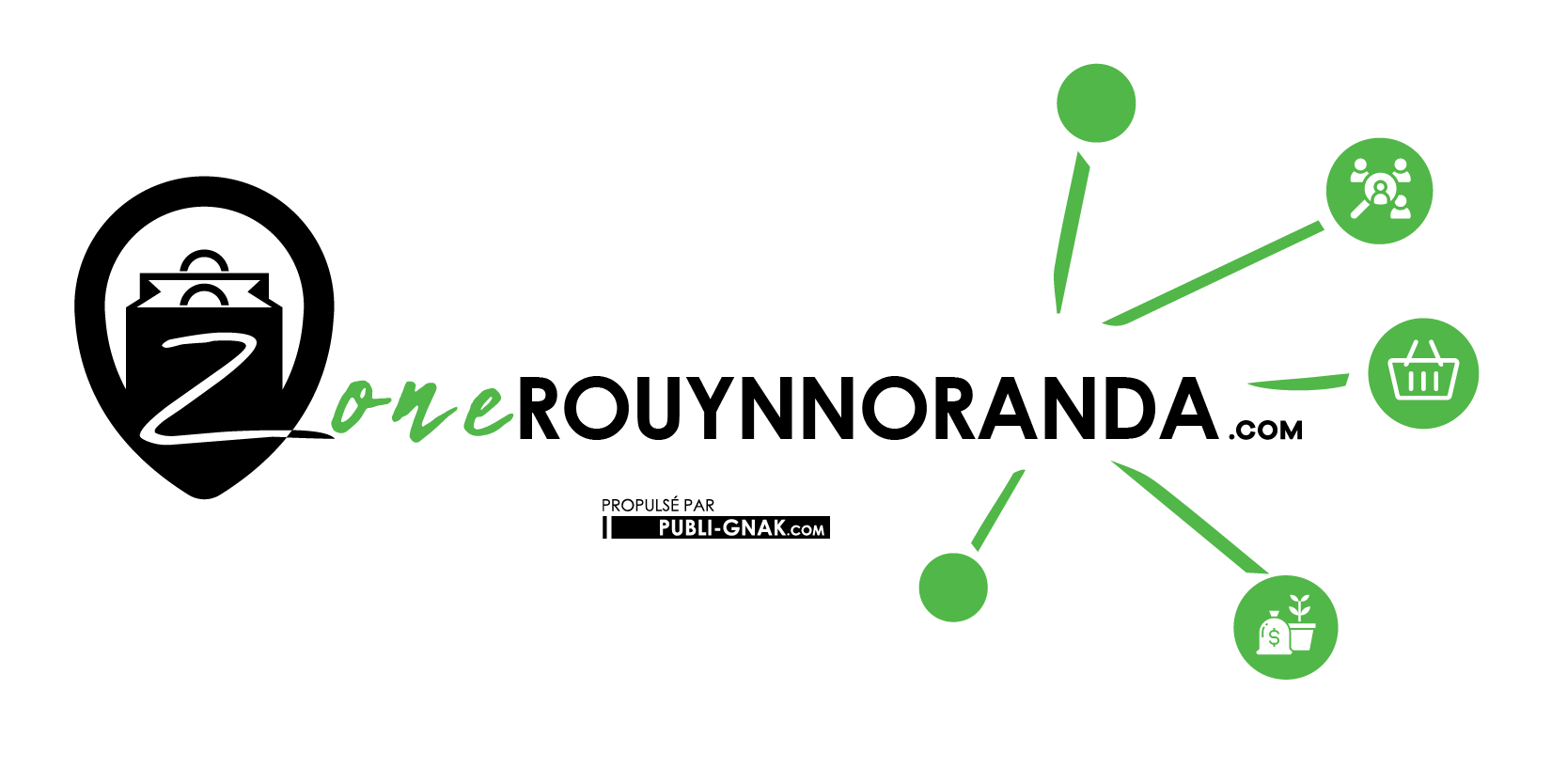 Logo • Zone RouynNoranda Espace commercial de vente en ligne